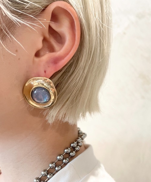 amplis(アンプリス)の「ニュアンスラウンドピアス/horo(ピアス(両耳用)・レディース・シルバー系1/シルバー系2/ゴールド系1/ゴールド系2・FREE)」の11枚目の写真