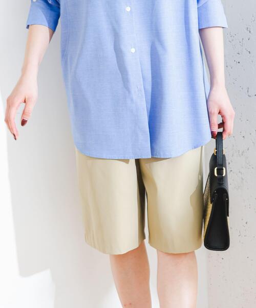 F by ROSSO(エフバイロッソ)の「F by ROSSO 撥水ストレッチハーフパンツ(その他パンツ・レディース・ブラック/ベージュ・36/38)」の7枚目の写真