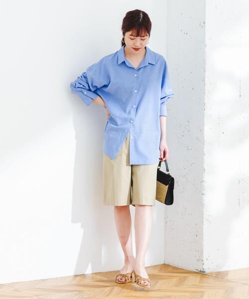 F by ROSSO(エフバイロッソ)の「F by ROSSO 撥水ストレッチハーフパンツ(その他パンツ・レディース・ブラック/ベージュ・36/38)」の10枚目の写真