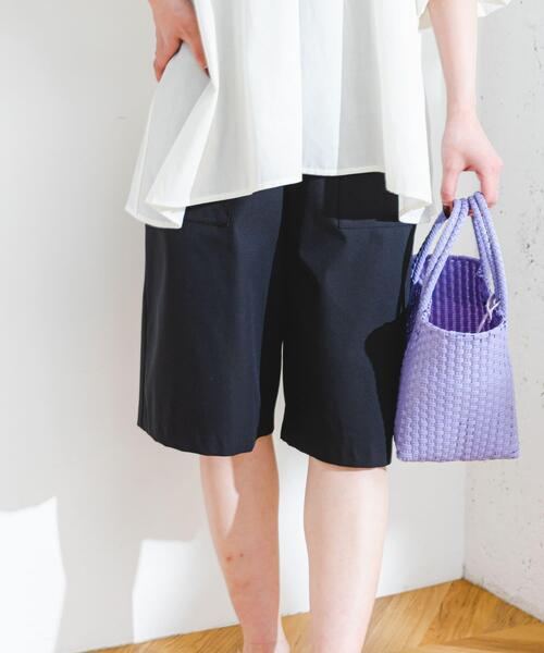 F by ROSSO(エフバイロッソ)の「F by ROSSO 撥水ストレッチハーフパンツ(その他パンツ・レディース・ブラック/ベージュ・36/38)」の22枚目の写真