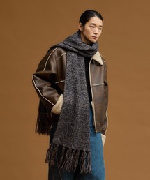 soerte | MULTI COLLAR VOLUME FRINGE MUFFLER/マルチカラーボリュームフリンジマフラー(マフラー)