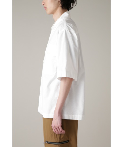 MHL.(エムエイチエル)の「TEXTURED COTTON(シャツ/ブラウス・メンズ・ホワイト・SMALL/MEDIUM/LARGE)」の3枚目の写真