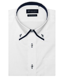TOKYO SHIRTS | 超形態安定ノーアイロン ボタンダウン 半袖ビジネスワイシャツ(ビジネスシャツ)
