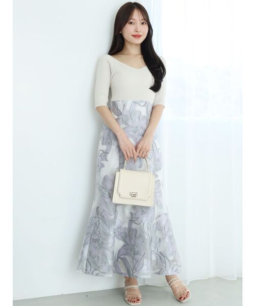 MERCURYDUO（マーキュリーデュオ）の「アコーディオンスクエアバッグ（ハンドバッグ・レディース・アイボリー/ブラック/ブルー/ベビーピンク/ピンク・FREE）」の12枚目の写真