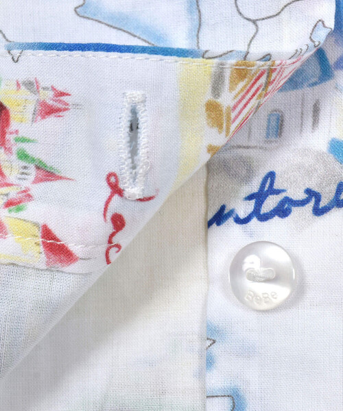 BeBe（ベベ）の「【お揃い】【reductionコラボ】サマークルーズプリントシャツワンピース(100~150cm)（シャツワンピース・キッズ・ブルー系その他・110cm/150cm/130cm/120cm/140cm/100cm）」の12枚目の写真