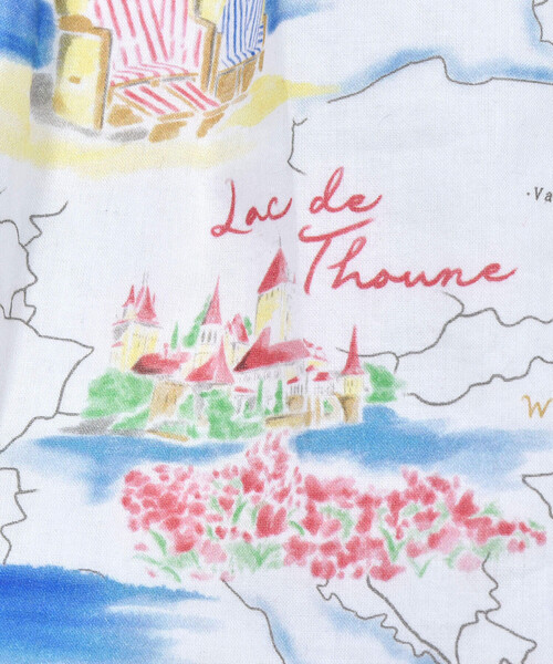 BeBe（ベベ）の「【お揃い】【reductionコラボ】サマークルーズプリントシャツワンピース(100~150cm)（シャツワンピース・キッズ・ブルー系その他・110cm/150cm/130cm/120cm/140cm/100cm）」の16枚目の写真