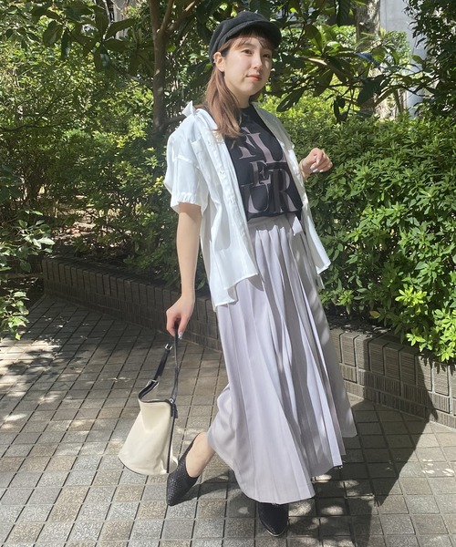 NICOLE white（ニコルホワイト）の「プリーツラップパンツ（その他パンツ・レディース・ブラック/グレー/イエロー/ブルー・FREE）」の12枚目の写真