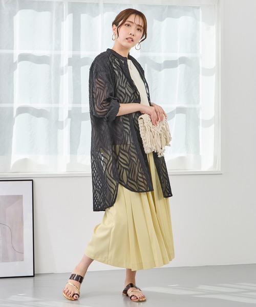 NICOLE white（ニコルホワイト）の「プリーツラップパンツ（その他パンツ・レディース・ブラック/グレー/イエロー/ブルー・FREE）」の9枚目の写真