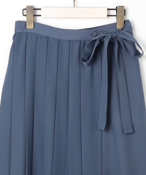 NICOLE white（ニコルホワイト）の「プリーツラップパンツ（その他パンツ・レディース・ブラック/グレー/イエロー/ブルー・FREE）」の22枚目の写真