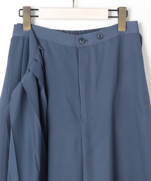 NICOLE white（ニコルホワイト）の「プリーツラップパンツ（その他パンツ・レディース・ブラック/グレー/イエロー/ブルー・FREE）」の21枚目の写真