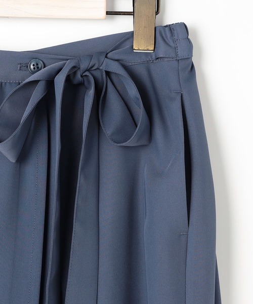 NICOLE white（ニコルホワイト）の「プリーツラップパンツ（その他パンツ・レディース・ブラック/グレー/イエロー/ブルー・FREE）」の19枚目の写真