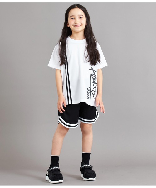 ANAP kids(アナップキッズ)の「速乾スポーティラインハーフパンツ(その他パンツ・キッズ・グリーン/ブラック・110cm/120cm/130cm)」の15枚目の写真