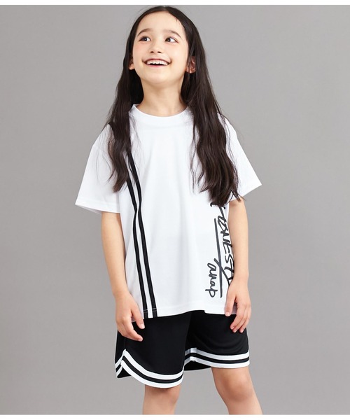 ANAP kids(アナップキッズ)の「速乾スポーティラインハーフパンツ(その他パンツ・キッズ・グリーン/ブラック・110cm/120cm/130cm)」の13枚目の写真