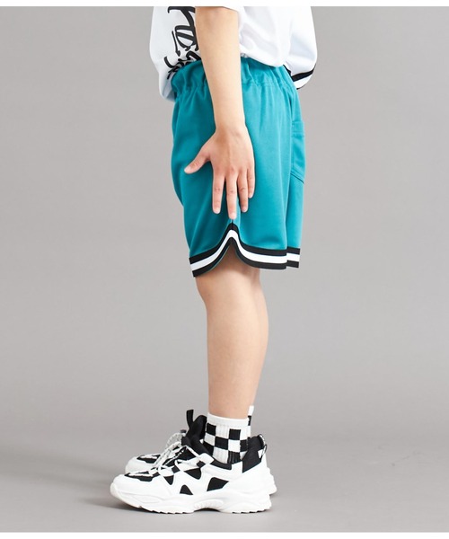 ANAP kids(アナップキッズ)の「速乾スポーティラインハーフパンツ(その他パンツ・キッズ・グリーン/ブラック・110cm/120cm/130cm)」の10枚目の写真