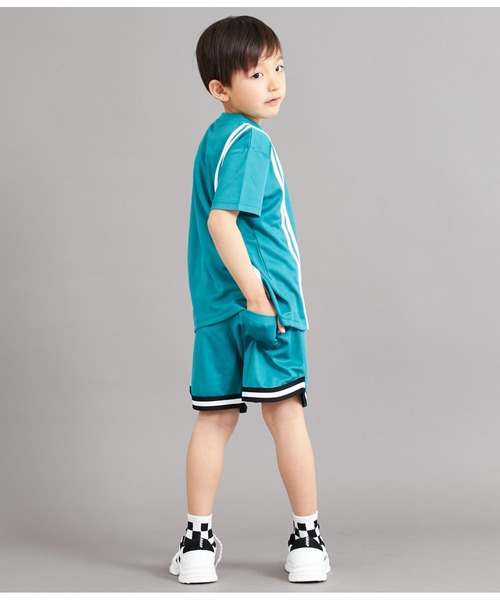 ANAP kids(アナップキッズ)の「速乾スポーティラインハーフパンツ(その他パンツ・キッズ・グリーン/ブラック・110cm/120cm/130cm)」の8枚目の写真