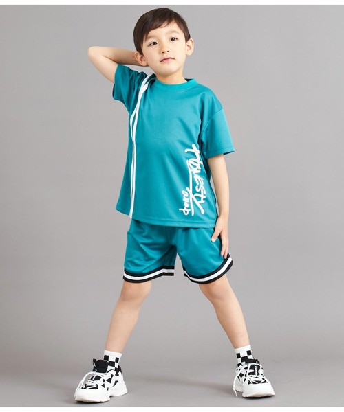 ANAP kids(アナップキッズ)の「速乾スポーティラインハーフパンツ(その他パンツ・キッズ・グリーン/ブラック・110cm/120cm/130cm)」の7枚目の写真