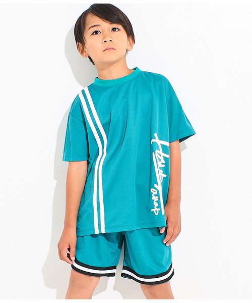 ANAP kids(アナップキッズ)の「速乾スポーティラインハーフパンツ(その他パンツ・キッズ・グリーン/ブラック・110cm/120cm/130cm)」の22枚目の写真