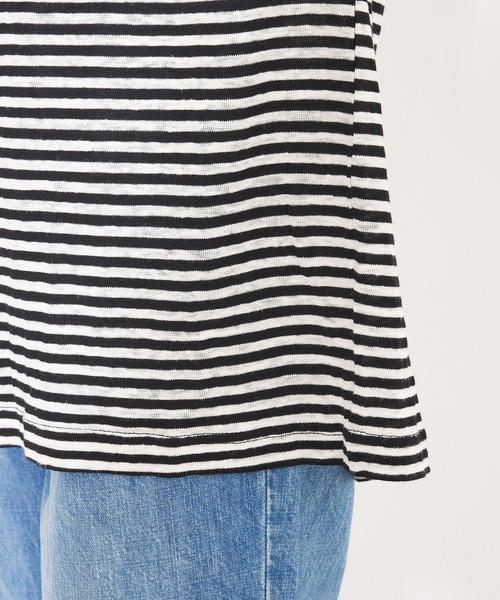 collex（コレックス）の「【WEB限定】フレンチスリーブボーダーTシャツ（Tシャツ/カットソー・レディース・ブルー系その他/ブラック系その他・フリー）」の22枚目の写真