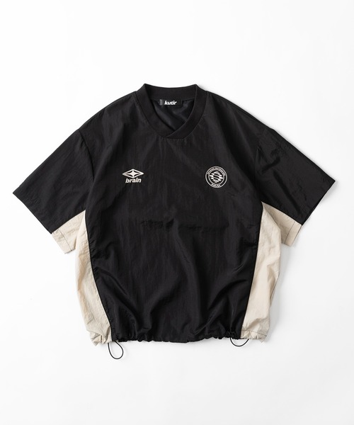 kutir(クティール)の「【低身長だからカッコよく着こなせるアイテム】バイカラーナイロンメッシュトップス(セットアップ着用可能)(その他トップス・メンズ・ブラック/ライトグレー/ネイビー・SMALL/MEDIUM)」の18枚目の写真