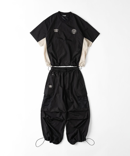 kutir(クティール)の「【低身長だからカッコよく着こなせるアイテム】バイカラーナイロンメッシュトップス(セットアップ着用可能)(その他トップス・メンズ・ブラック/ライトグレー/ネイビー・SMALL/MEDIUM)」の13枚目の写真