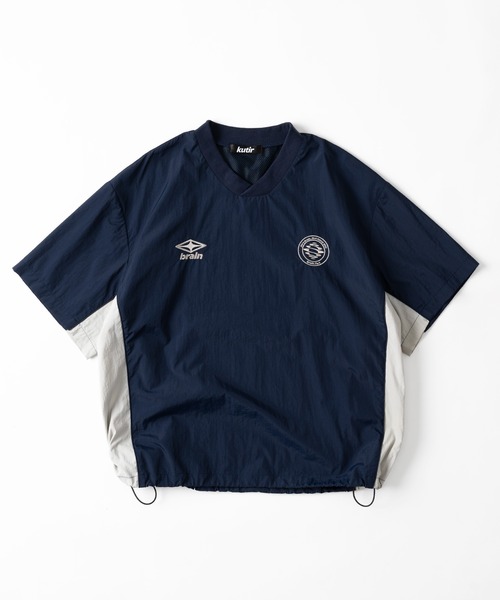 kutir(クティール)の「【低身長だからカッコよく着こなせるアイテム】バイカラーナイロンメッシュトップス(セットアップ着用可能)(その他トップス・メンズ・ブラック/ライトグレー/ネイビー・SMALL/MEDIUM)」の9枚目の写真