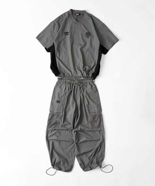 kutir(クティール)の「【低身長だからカッコよく着こなせるアイテム】バイカラーナイロンメッシュトップス(セットアップ着用可能)(その他トップス・メンズ・ブラック/ライトグレー/ネイビー・SMALL/MEDIUM)」の4枚目の写真