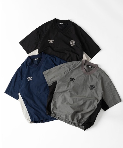 kutir(クティール)の「【低身長だからカッコよく着こなせるアイテム】バイカラーナイロンメッシュトップス(セットアップ着用可能)(その他トップス・メンズ・ブラック/ライトグレー/ネイビー・SMALL/MEDIUM)」の7枚目の写真