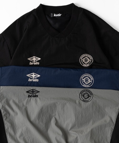 kutir(クティール)の「【低身長だからカッコよく着こなせるアイテム】バイカラーナイロンメッシュトップス(セットアップ着用可能)(その他トップス・メンズ・ブラック/ライトグレー/ネイビー・SMALL/MEDIUM)」の8枚目の写真