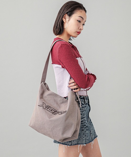 ロゴ入りホワイトブラックショルダーバッグ Off-White - □新品同様□ Off-White オフホワイト レザー