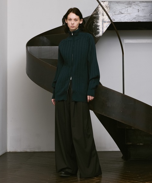 loose wide-rib drivers knit / ルーズワイドリブドライバーズ