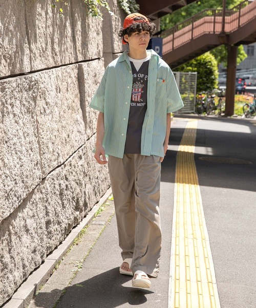 niko and...（ニコアンド）の「リネンブレンドワイドチノ（チノパンツ・メンズ・ブラック/ベージュ/オフホワイト・MEDIUM/LARGE）」の17枚目の写真