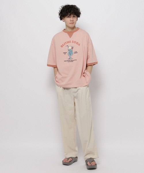 niko and...（ニコアンド）の「リネンブレンドワイドチノ（チノパンツ・メンズ・ブラック/ベージュ/オフホワイト・MEDIUM/LARGE）」の21枚目の写真