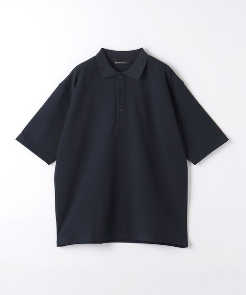 green label relaxing（グリーンレーベルリラクシング）の「ミラノロゴ ポロシャツ（ポロシャツ・メンズ・ネイビー/ライトグレー/ターコイズブルー・M/S/XL/L）」の4枚目の写真
