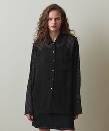 フラワーシフォンシャツ　スティーブンアラン　steven alan　ブラウス 85062486_8_d_215.jpg