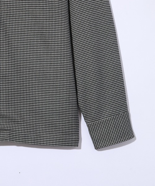 SILAS(サイラス)の「L/S HOUNDSTOOTH PATTERN SHIRT(その他アウター・メンズ・ベージュ/グレー/グリーン・M/L/XL)」の14枚目の写真