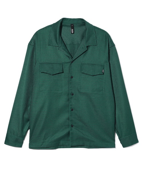 SILAS(サイラス)の「L/S HOUNDSTOOTH PATTERN SHIRT(その他アウター・メンズ・ベージュ/グレー/グリーン・M/L/XL)」の8枚目の写真