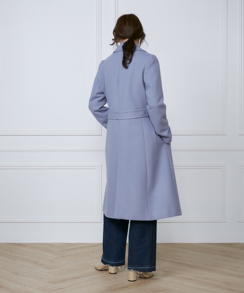 INED（イネド）の「Super110'sメルトンラップコート（チェスターコート