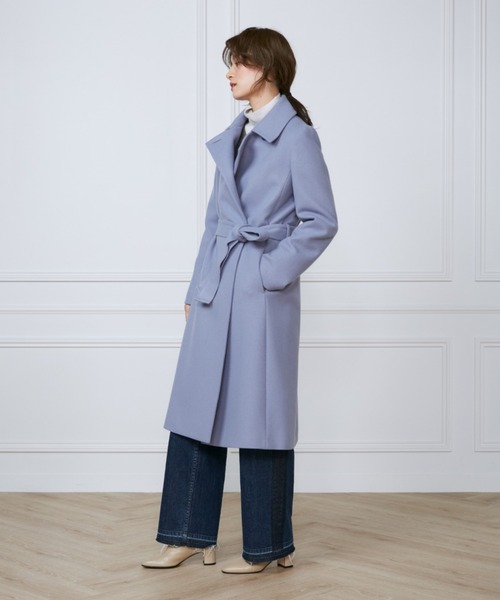 イネドのベルテッドラップコート　未使用　新品　美品です。 セール】 《大きいサイズ》ベルテッドラップコート （その他アウター