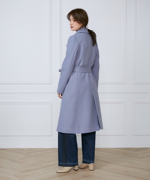 INED（イネド）の「Super110'sメルトンラップコート（チェスターコート