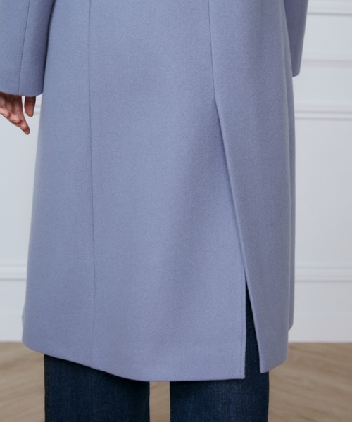 INED（イネド）の「Super110'sメルトンラップコート（チェスターコート