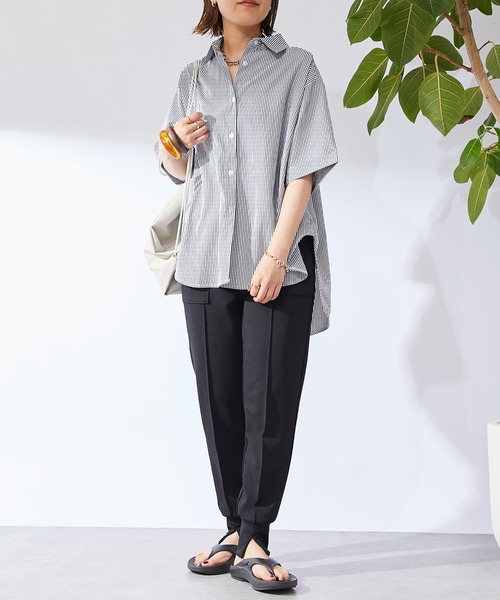 un dix cors(アンディコール)の「スリットジョガーパンツ(スラックス・レディース・ブラック/モカ・FREE)」の20枚目の写真