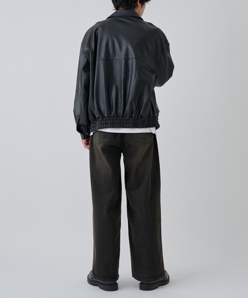 セール】ヴィンテージレザーライクA2フライトジャケット