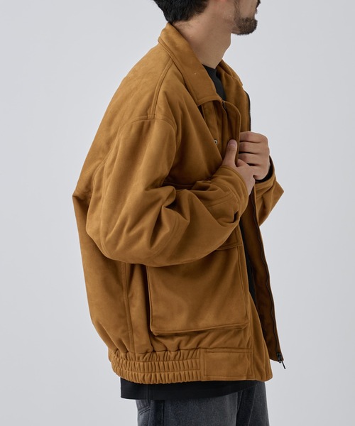 ヴィンテージレザーライクA2フライトジャケット（ブルゾン）｜COLONY