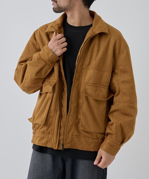 ヴィンテージレザーライクA2フライトジャケット（ブルゾン）｜COLONY