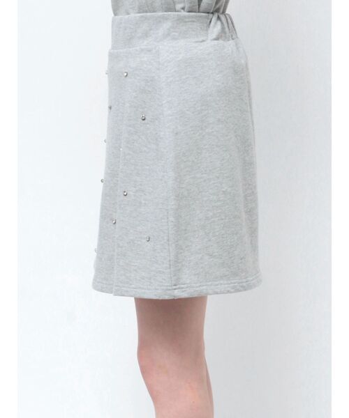 CALNAMUR（カルナムール）の「ビジュースウェットスカート【セットアップ対応】（スカート・レディース・ホワイト/ブラック/グレー・FREE）」の19枚目の写真