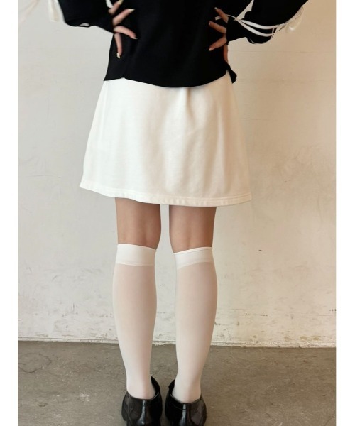 CALNAMUR（カルナムール）の「ビジュースウェットスカート【セットアップ対応】（スカート・レディース・ホワイト/ブラック/グレー・FREE）」の12枚目の写真