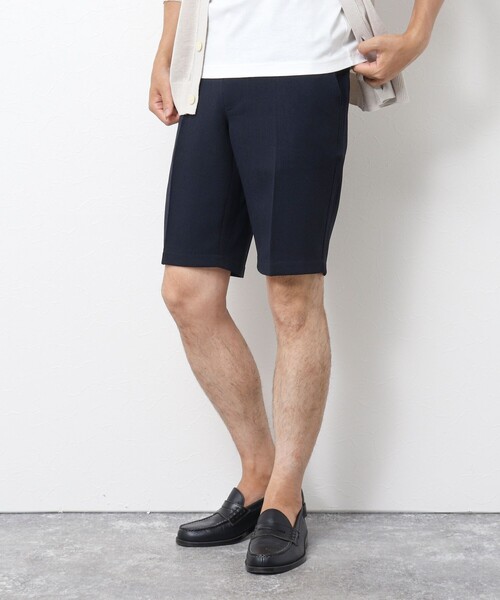 NOLLEY’S（ノーリーズ）の「LINOTECH リネンライクショートパンツ（その他パンツ・メンズ・ダークネイビー/ライトグレー/チャコールグレー・S/M/L/XL）」の6枚目の写真