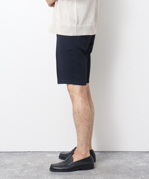 NOLLEY’S（ノーリーズ）の「LINOTECH リネンライクショートパンツ（その他パンツ・メンズ・ダークネイビー/ライトグレー/チャコールグレー・S/M/L/XL）」の7枚目の写真