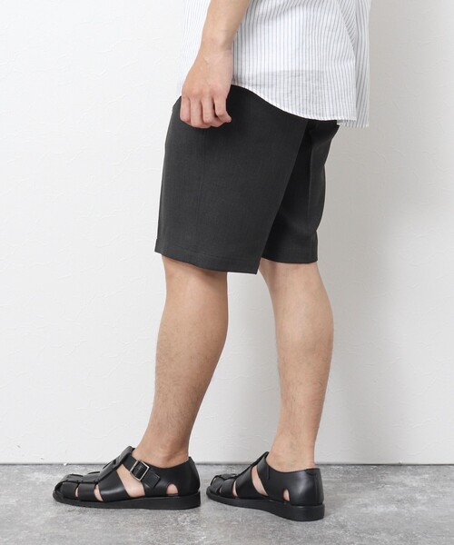 NOLLEY’S（ノーリーズ）の「LINOTECH リネンライクショートパンツ（その他パンツ・メンズ・ダークネイビー/ライトグレー/チャコールグレー・S/M/L/XL）」の15枚目の写真