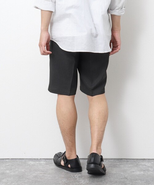 NOLLEY’S（ノーリーズ）の「LINOTECH リネンライクショートパンツ（その他パンツ・メンズ・ダークネイビー/ライトグレー/チャコールグレー・S/M/L/XL）」の16枚目の写真